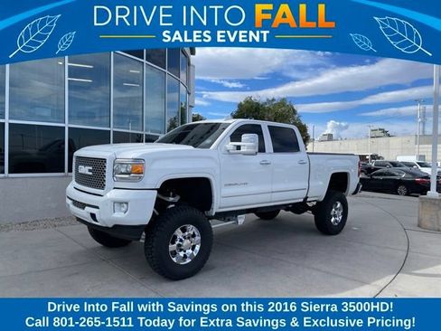 Used 2016 GMC Sierra 3500 Denali w/ Driver Alert Package AWD/4WD image 1