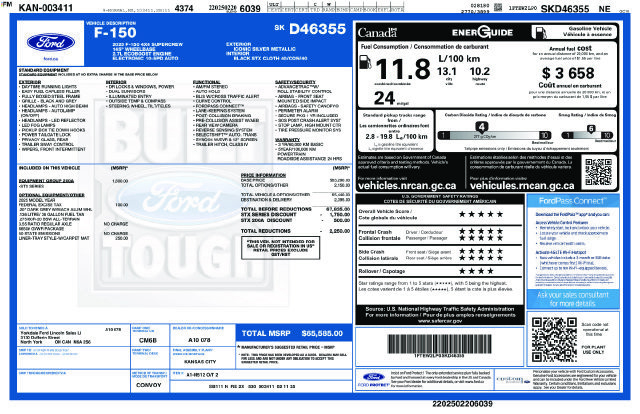 Certified 2025 Ford F150 STX w/ Equipment Group 200A Standard AWD/4WD image 33