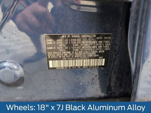 Used 2020 Subaru Outback Limited w/ Popular Package #2 image 47