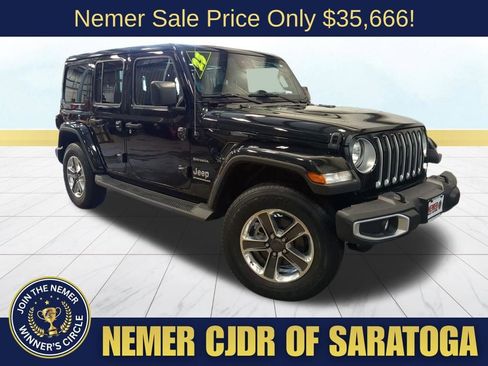 Used 2023 Jeep Wrangler Sahara w/ Safety Group image 1