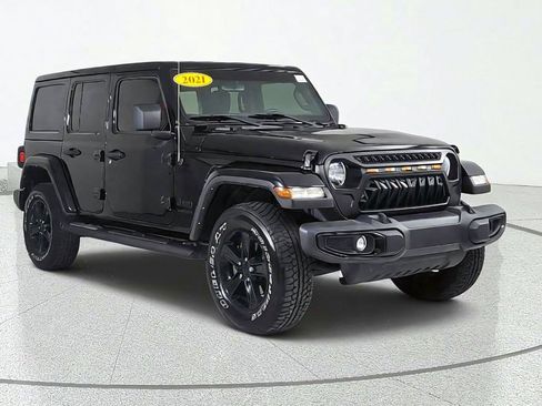 Used 2021 Jeep Wrangler Unlimited Sahara AWD/4WD image 1