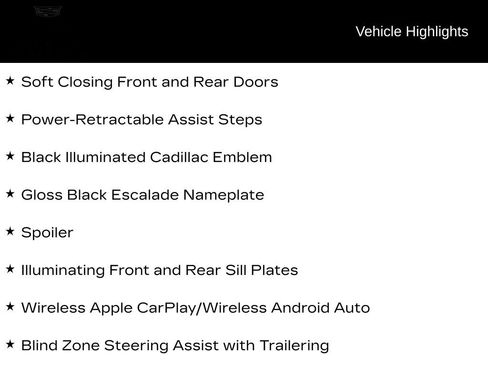 Certified 2026 Cadillac Escalade Platinum Sport w/ LPO, ONYX Package AWD/4WD image 8