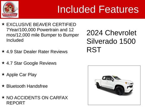 Used 2024 Chevrolet Silverado 1500 RST AWD/4WD image 4