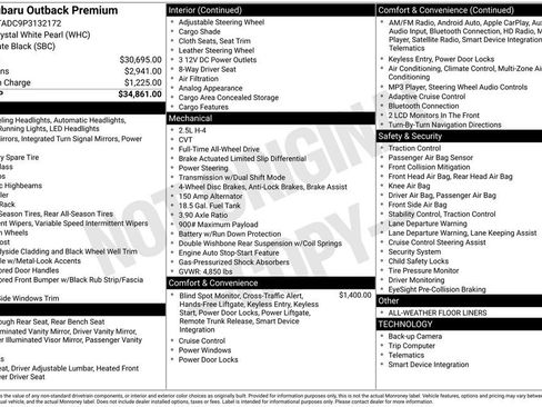 Used 2023 Subaru Outback Premium image 4