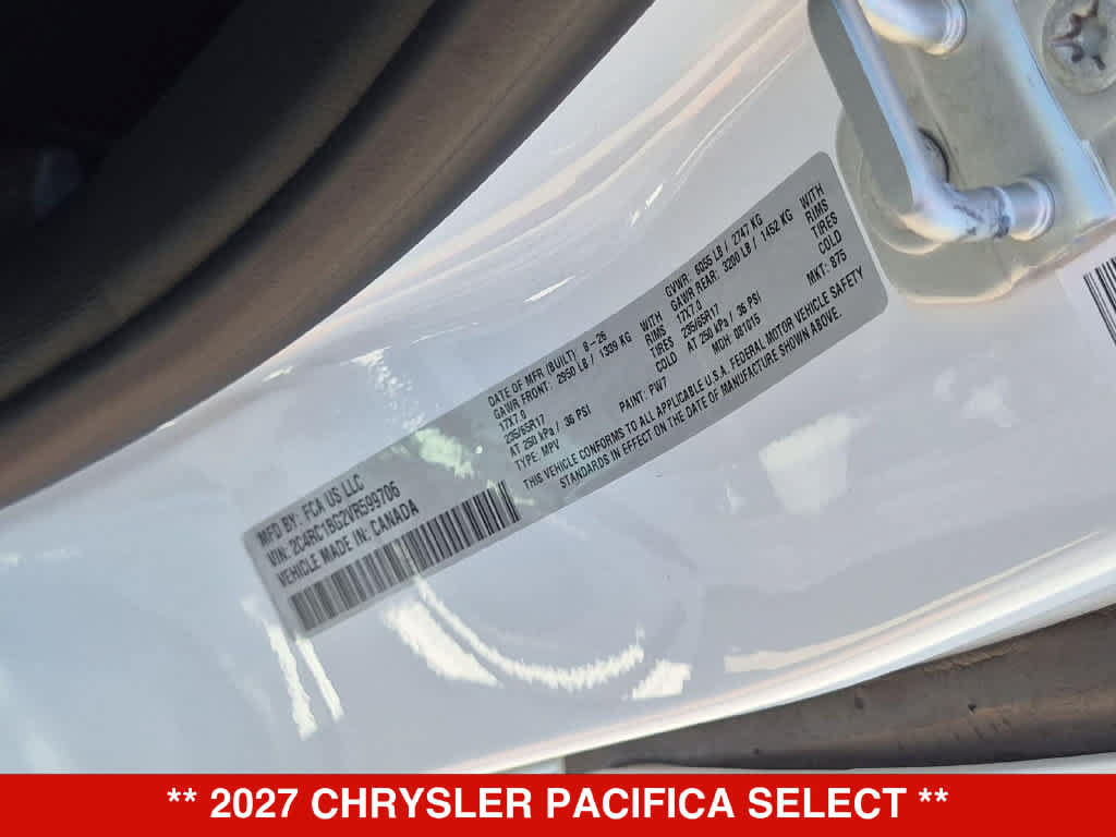 New 2027 Chrysler Pacifica Select FWD image 34