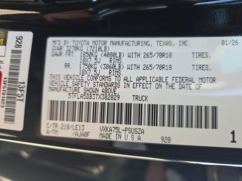 New 2026 Toyota Tundra SR5 image 33