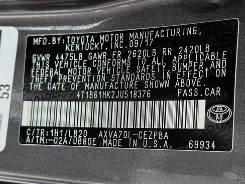 Used 2018 Toyota Camry XSE w/ Driver Assist Package image 12