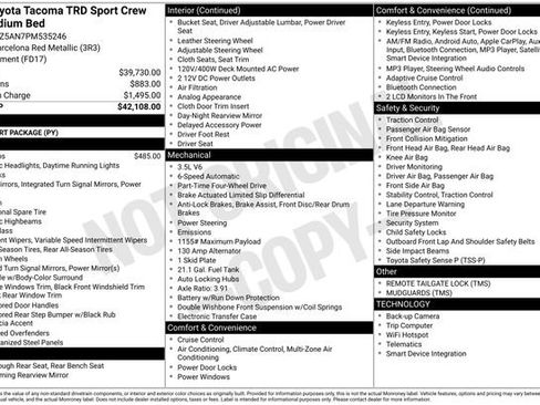 Used 2023 Toyota Tacoma TRD Sport image 34