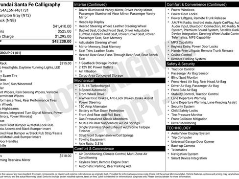 Used 2022 Hyundai Santa Fe Calligraphy FWD image 64