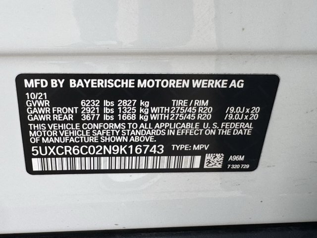 Used 2022 BMW X5 xDrive40i w/ Luxury Seating Package AWD/4WD image 39