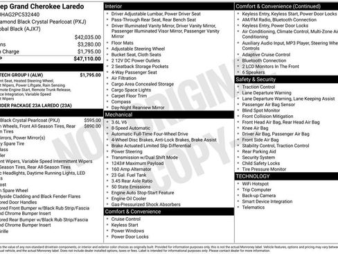 Used 2023 Jeep Grand Cherokee Laredo w/ Luxury Tech Group I image 1