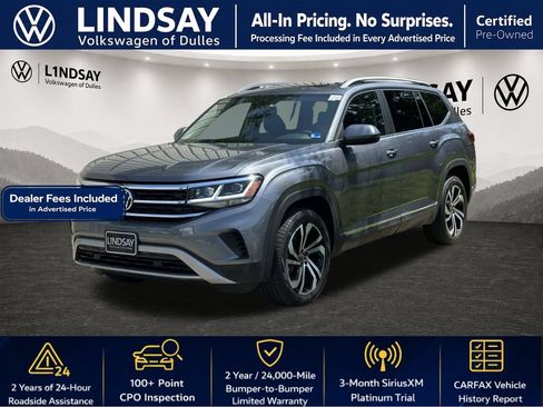 Used 2022 Volkswagen Atlas SEL AWD/4WD image 4