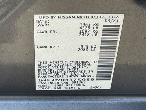 Used 2023 Nissan Altima 2.5 SV FWD image 29
