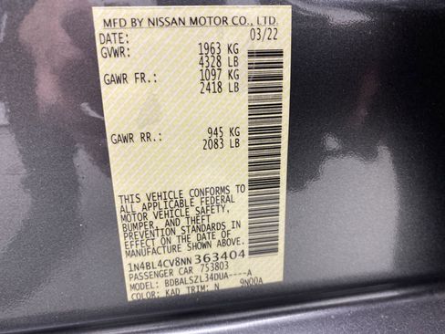 Used 2022 Nissan Altima 2.5 SR image 22