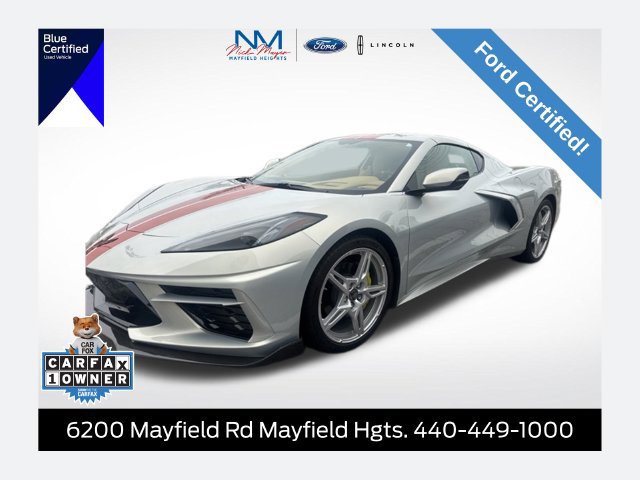 Used 2021 Chevrolet Corvette Stingray Premium Cpe w/ Engine Appearance Package RWD image 1