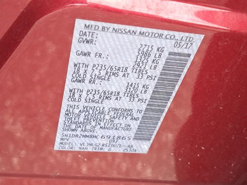 Used 2017 Nissan Pathfinder SL w/ SL Tech Package image 32