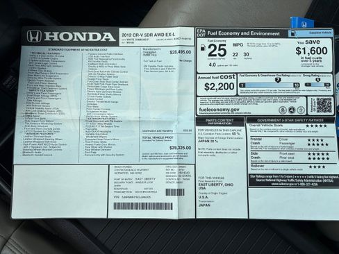 Used 2012 Honda CR-V EX-L image 57