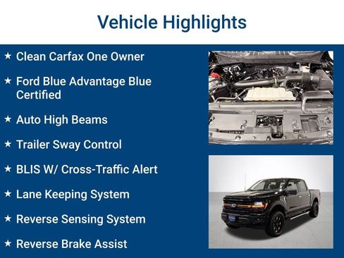 Certified 2025 Ford F150 XLT w/ Equipment Group 301A Standard AWD/4WD image 3