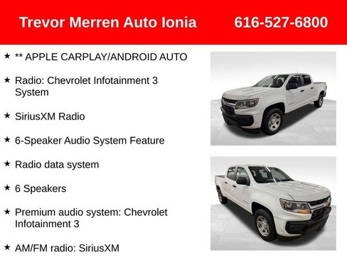 Used 2022 Chevrolet Colorado W/T w/ WT Convenience Package image 12