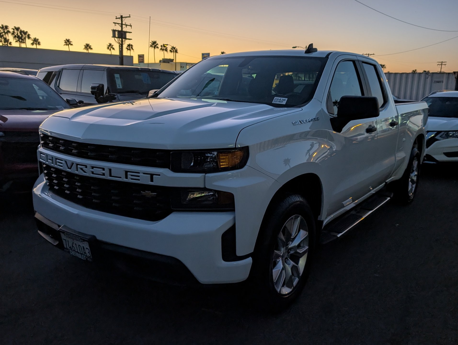 Certified 2020 Chevrolet Silverado 1500 Custom w/ Infotainment Package RWD image 1