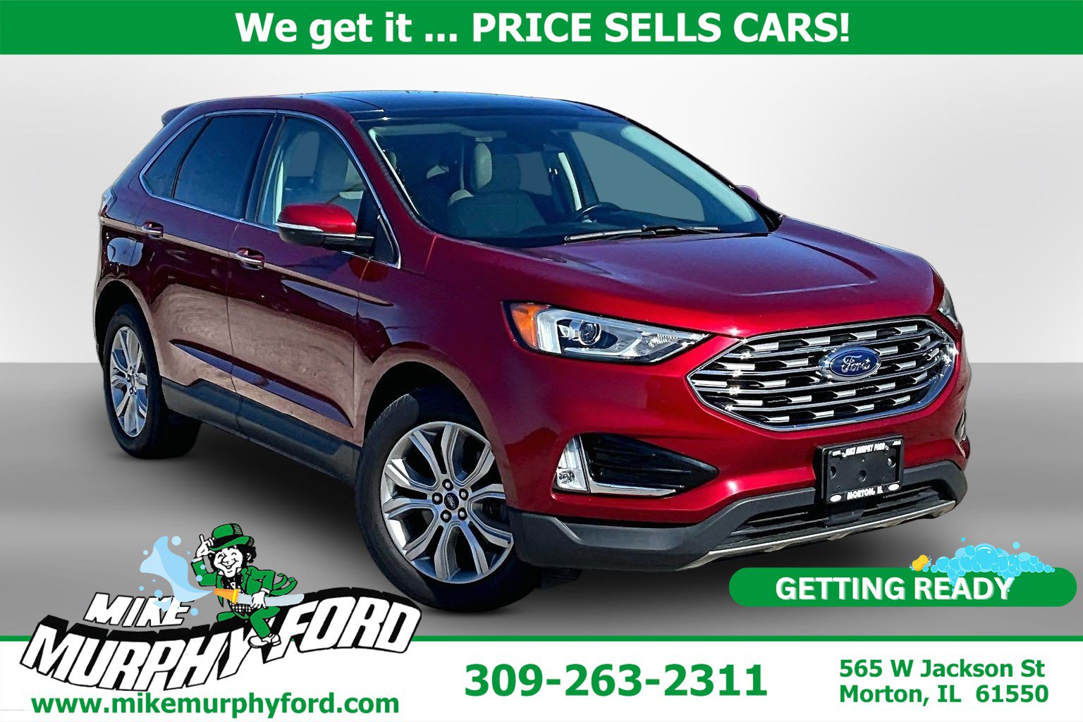Used 2019 Ford Edge Titanium w/ Cold Weather Package AWD/4WD image 1