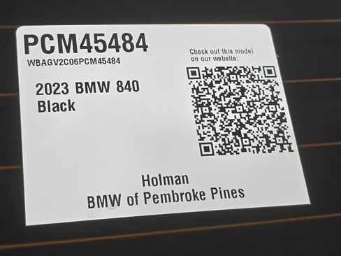 Certified 2023 BMW 840i Gran Coupe w/ M Sport Professional Package RWD image 29