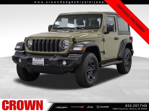 Certified 2025 Jeep Wrangler Sport AWD/4WD image 3
