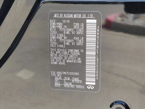 Used 2020 INFINITI QX80 Limited w/ All-Season Package AWD/4WD image 28