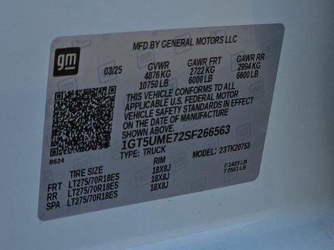 New 2025 GMC Sierra 2500 SLE image 20