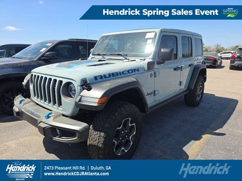 Used 2023 Jeep Wrangler Unlimited Rubicon 4xe image 1