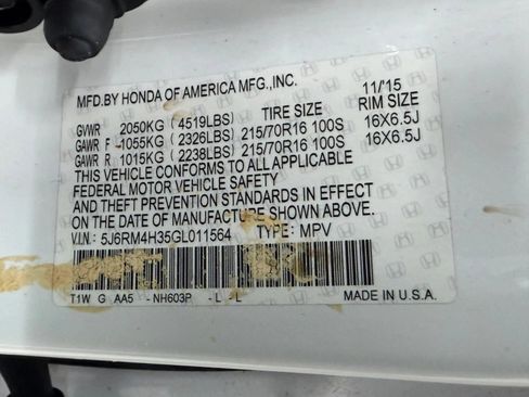 Used 2016 Honda CR-V LX image 33