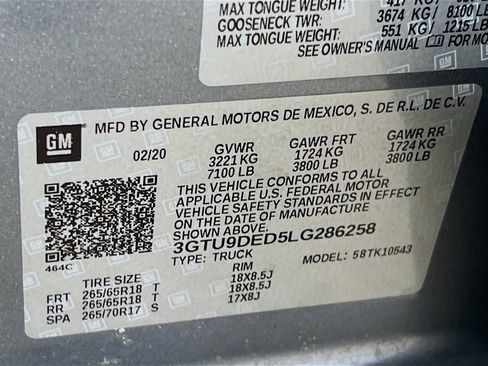 Used 2020 GMC Sierra 1500 SLT image 32