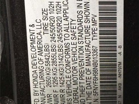 Certified 2022 Honda Pilot Touring image 34