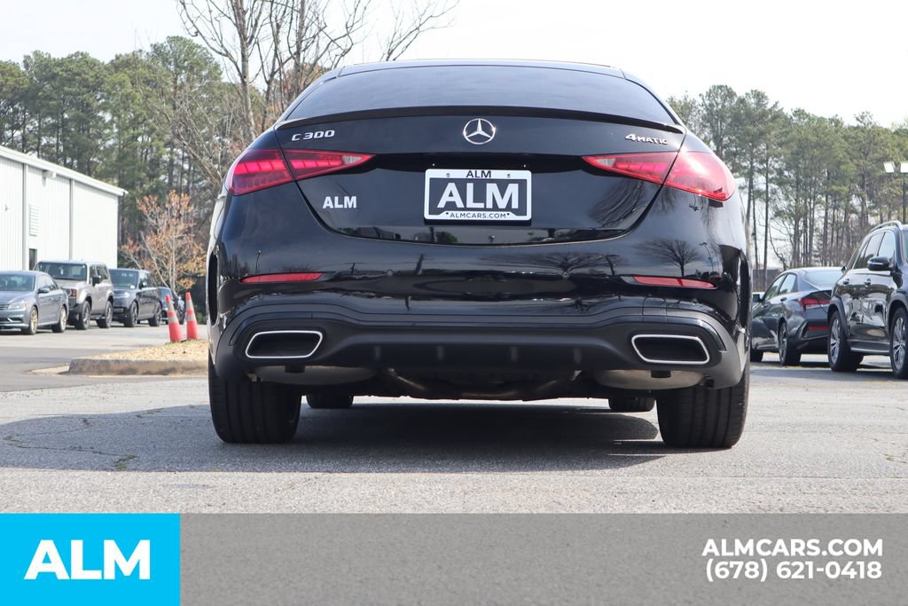 Used 2025 Mercedes-Benz C 300 4MATIC Sedan w/ AMG Line w/ Night Package image 6