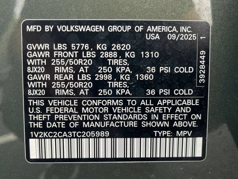Used 2026 Volkswagen Atlas Cross Sport SE AWD/4WD image 29