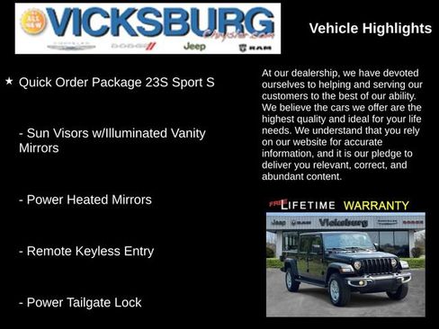 Used 2023 Jeep Gladiator Sport AWD/4WD image 25