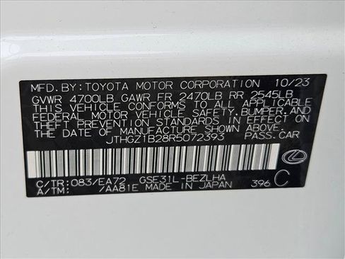 Used 2024 Lexus IS 350 F Sport w/ Memory Package RWD image 23