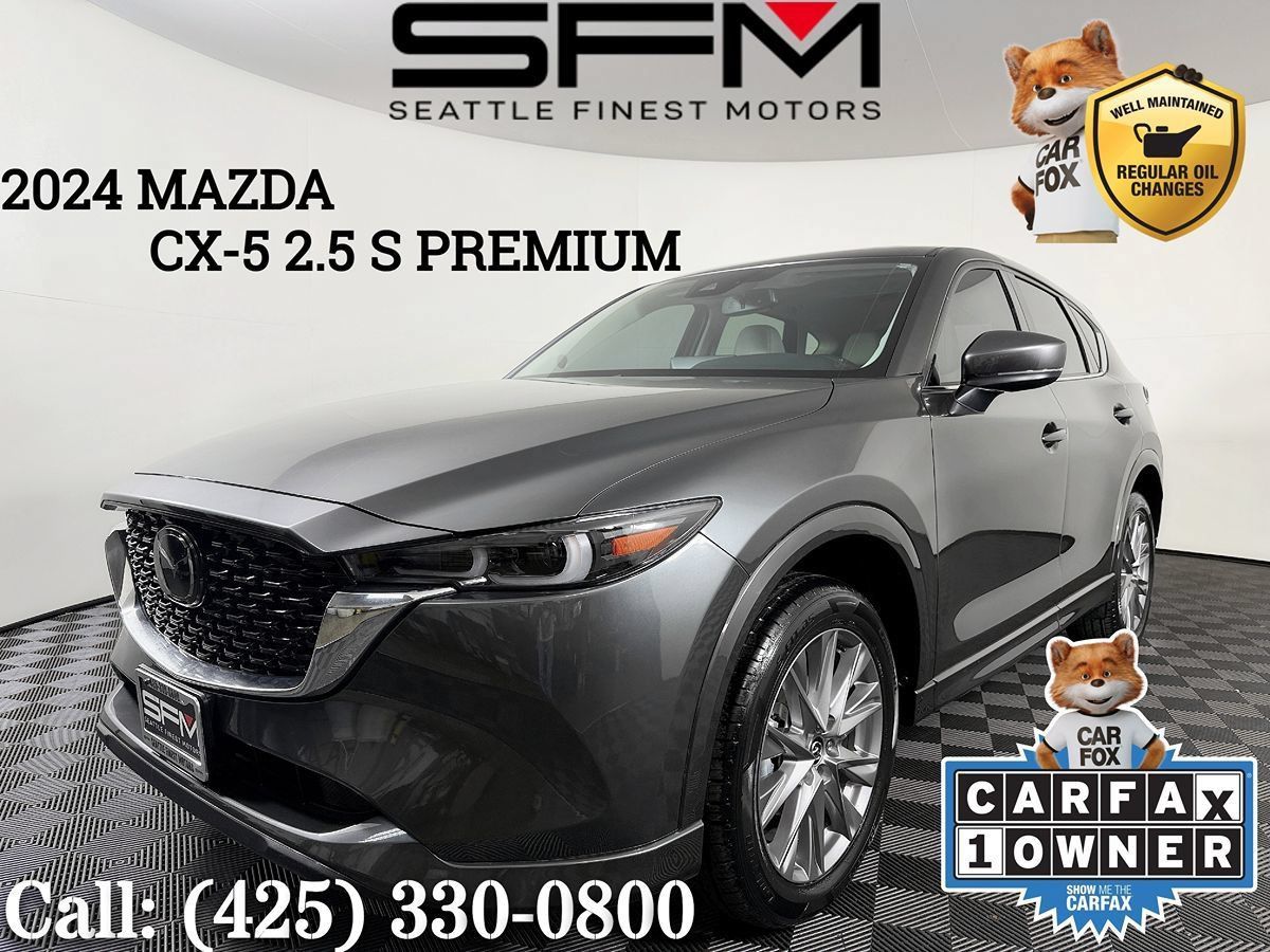 Used 2024 MAZDA CX-5 AWD 2.5 S w/ Premium Package image 1