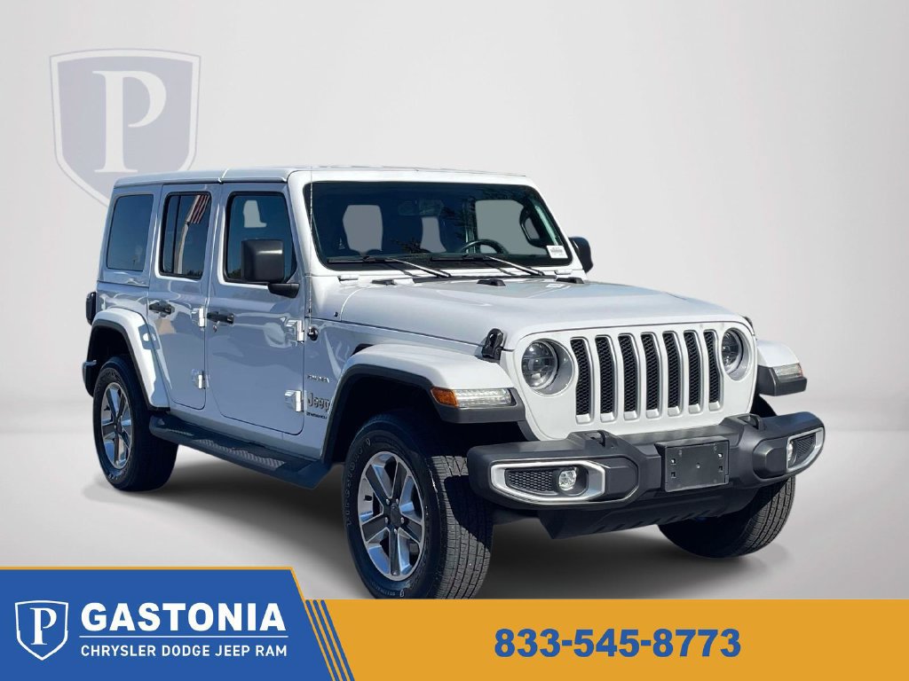 Certified 2023 Jeep Wrangler Unlimited Sahara w/ LED Lighting Group AWD/4WD image 1