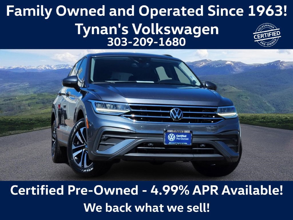 Certified 2024 Volkswagen Tiguan S w/ MDO Package, Two-Row AWD/4WD image 1
