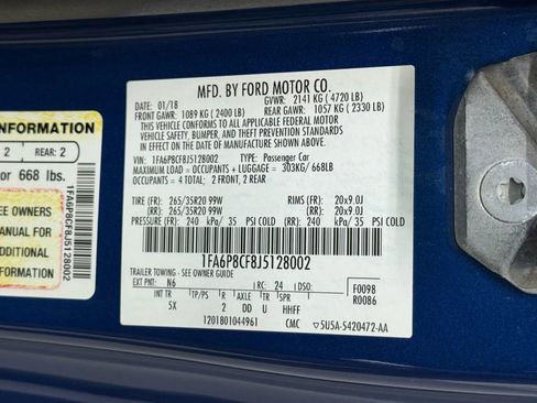 Used 2018 Ford Mustang GT Premium w/ Equipment Group 401A image 50