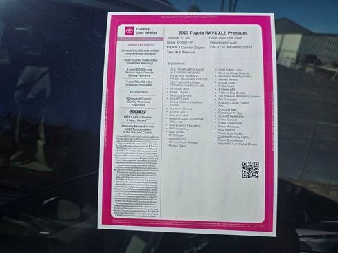 Used 2023 Toyota RAV4 XLE Premium image 20