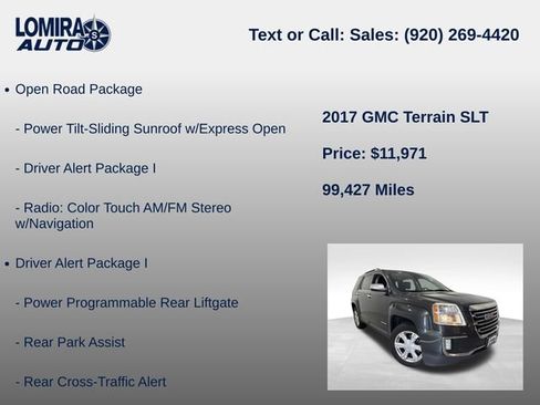 Used 2017 GMC Terrain SLT w/ Open Road Package AWD/4WD image 14