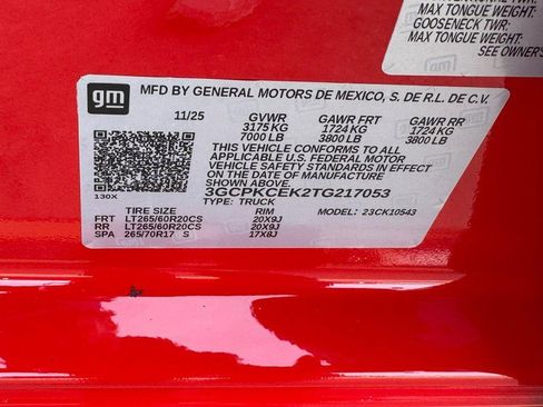 New 2026 Chevrolet Silverado 1500 Custom Trail Boss image 16