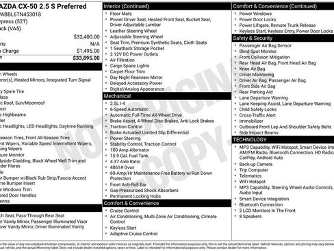 Certified 2026 MAZDA CX-50 AWD 2.5 S w/ Preferred Pkg image 5
