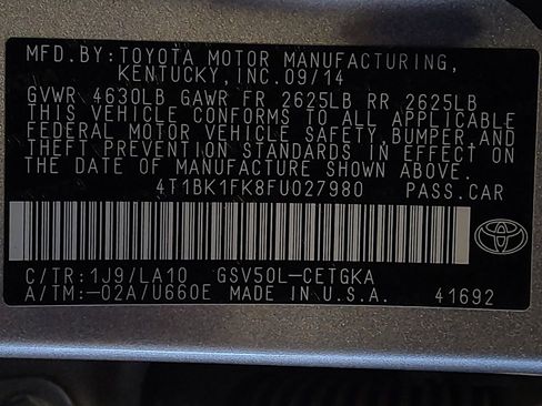 Used 2015 Toyota Camry XLE image 33