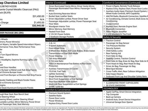 Used 2019 Jeep Cherokee Limited image 3