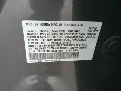 Used 2018 Honda Pilot Touring image 36