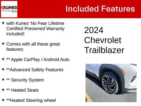 Used 2024 Chevrolet TrailBlazer RS FWD image 4