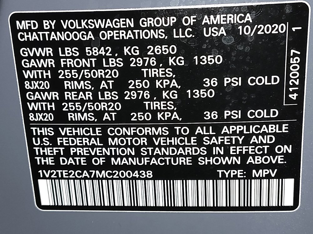 Used 2021 Volkswagen Atlas Cross Sport SEL Premium AWD/4WD image 33